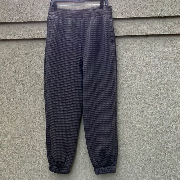 NWT Factorie Waffle Fleece Trackpant in plum kitten color size L - Picture 1 of 12